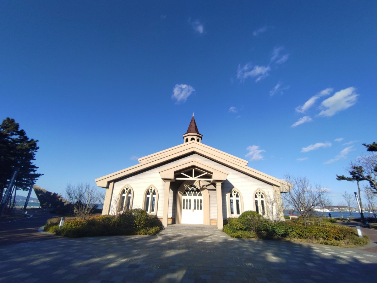 威海九龙湾公园景观教堂76