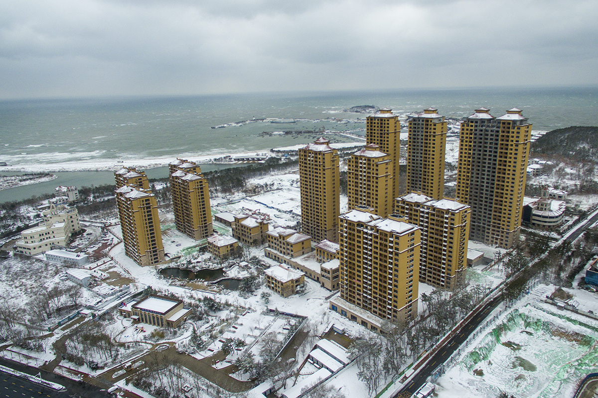 威海的海湾国际楼盘