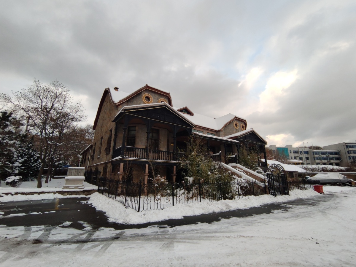 威海四眼楼雪景
