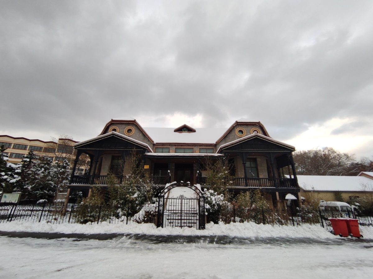 威海四眼楼雪景