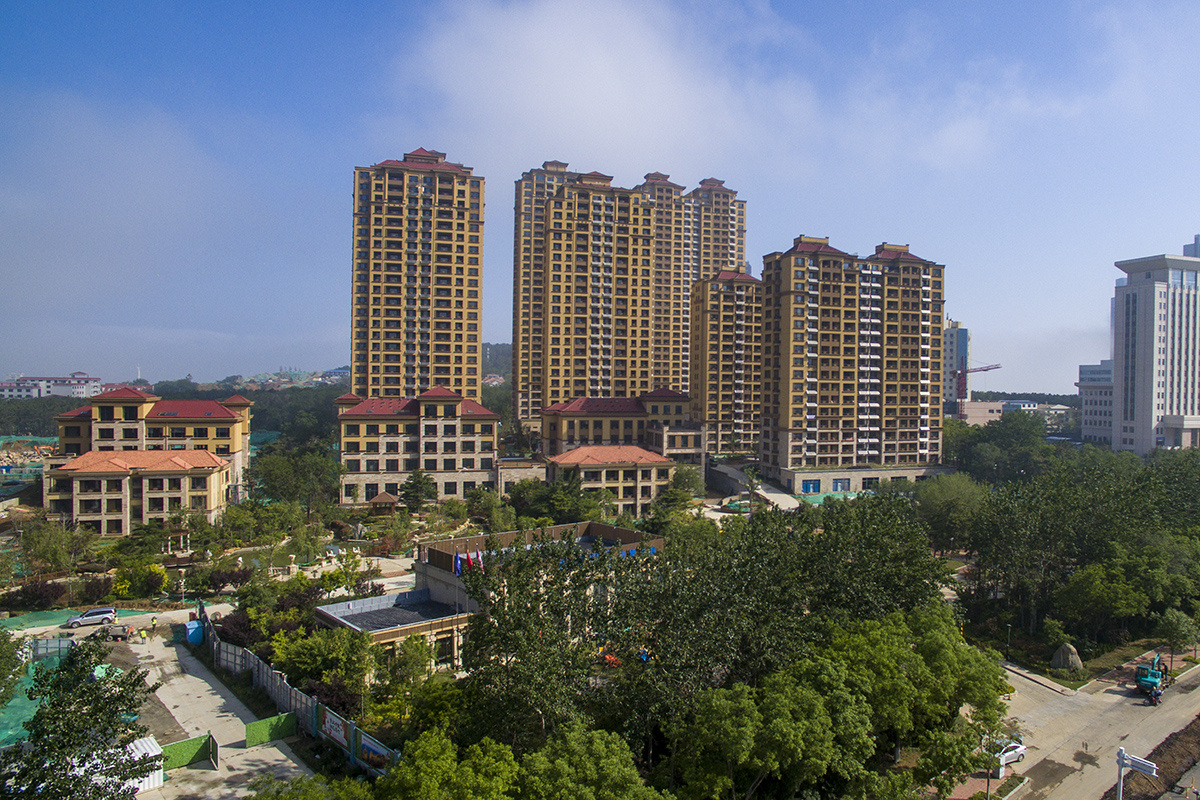 威海的海湾国际楼盘