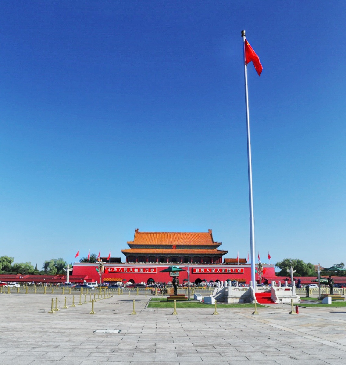 北京前门天安门游