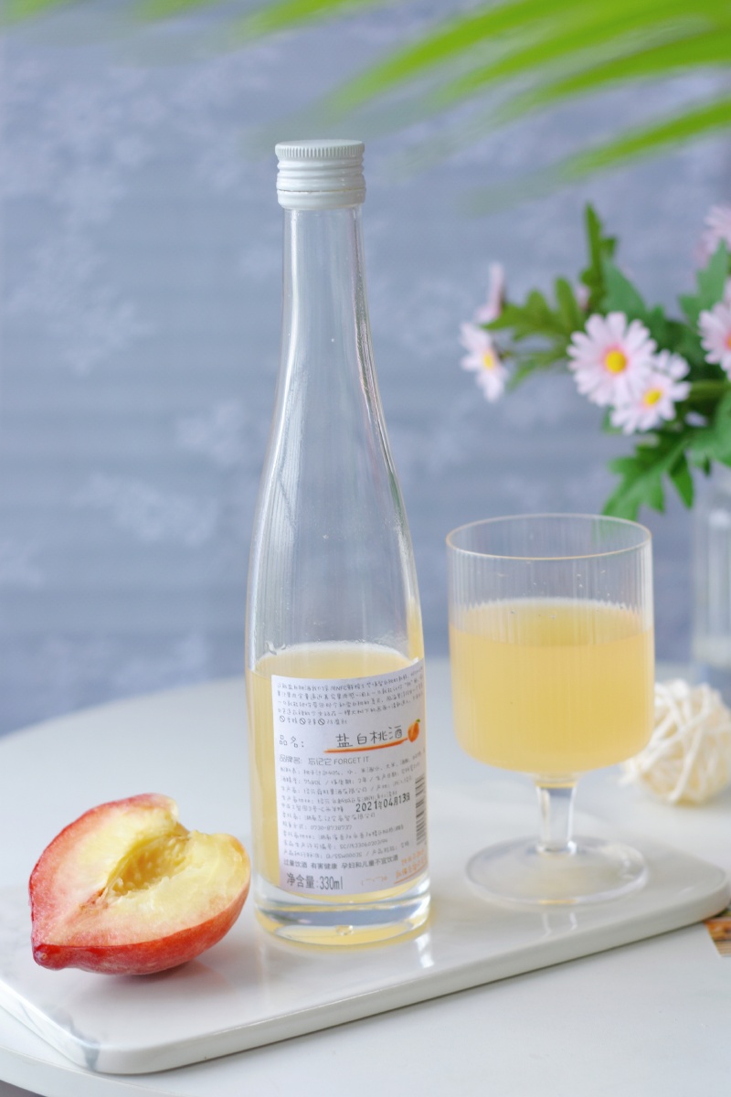 盐白桃酒