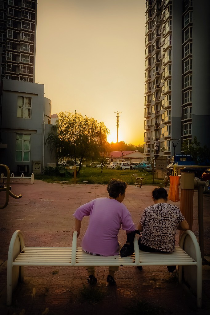 夕阳的 思考