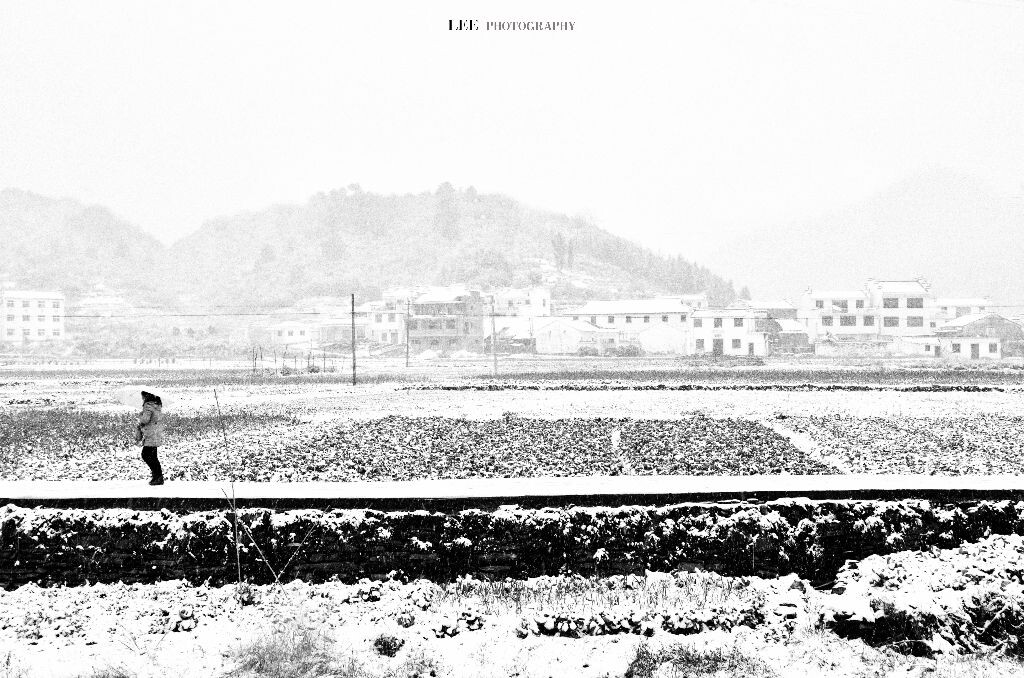 婺源雪景<br />
