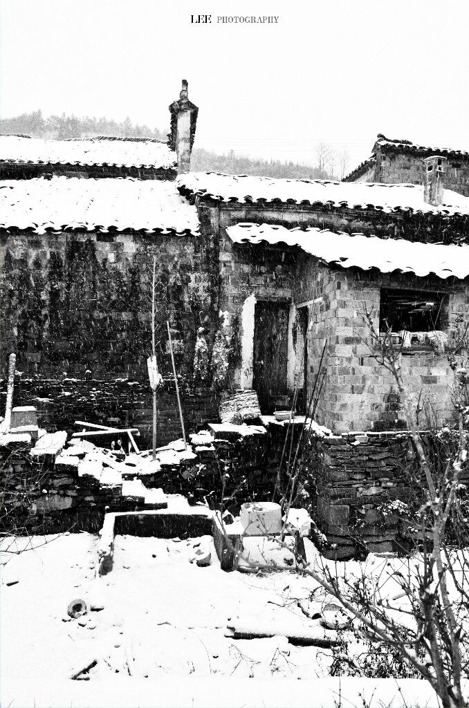 婺源雪景<br />
