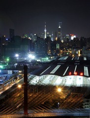 上海火车站夜景