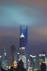 上海环球金融中心夜色