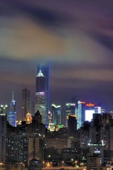 上海环球金融中心夜色