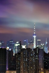 东方明珠夜色