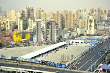 2011年铁路上海站北广场春运售票处