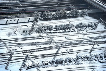 上海下雪了