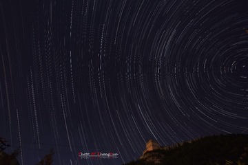 2015.10.03 凌晨 居庸关长城 星轨