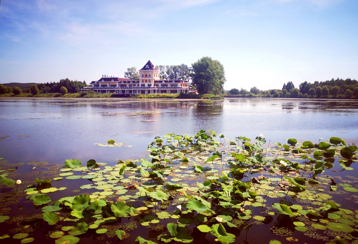 鹤岗五号水库美景