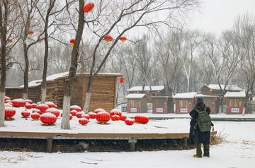 东湖文化创意园---下雪中