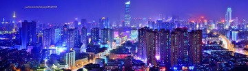 爬楼-万家灯火