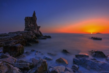 海上日落