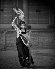 黑白汉服