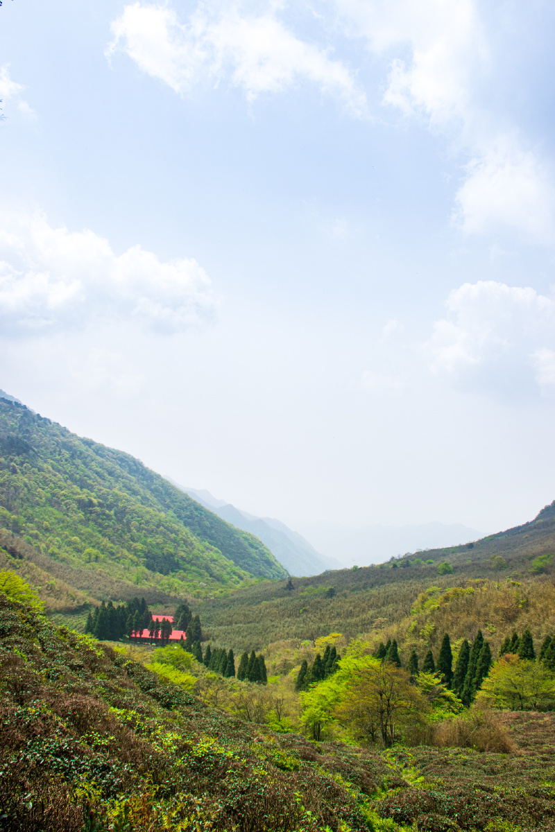 庐山最高峰大汉阳峰沿途风景