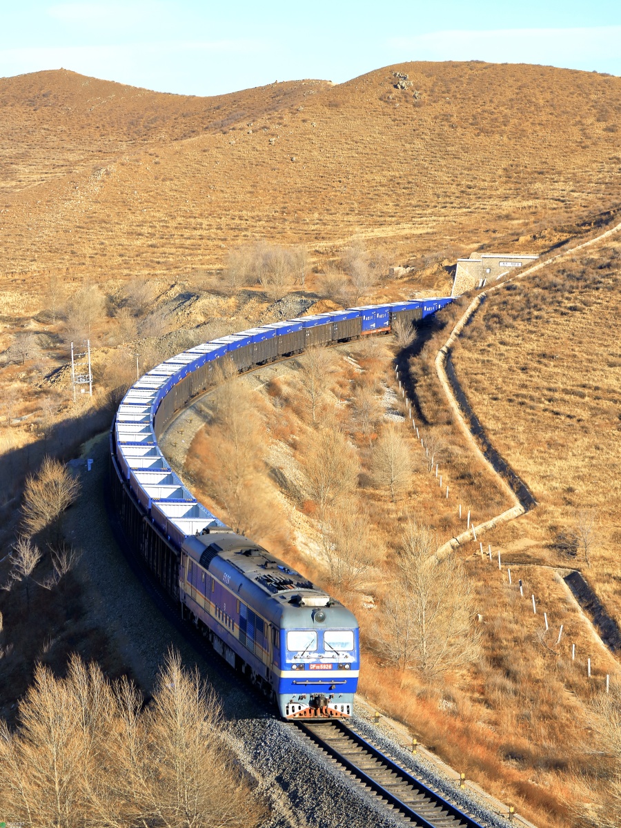 集通铁路上的大弯道