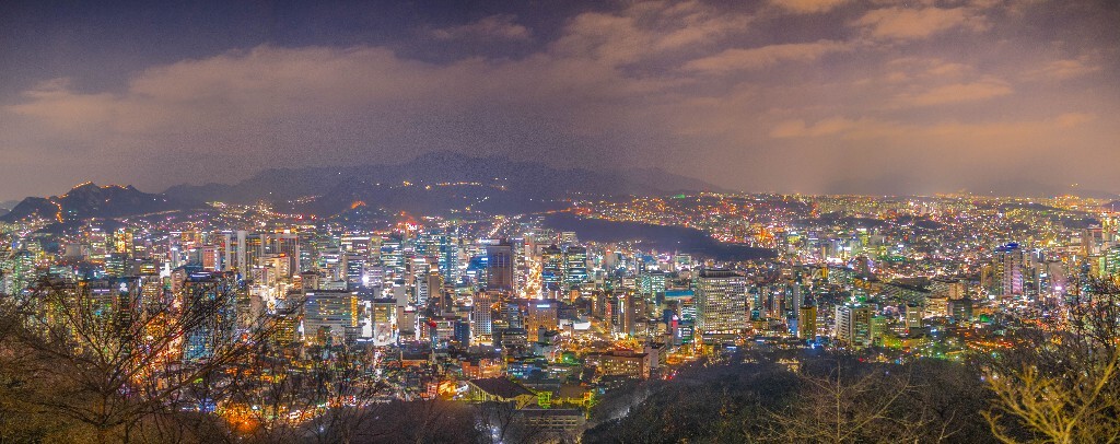 首尔的夜景