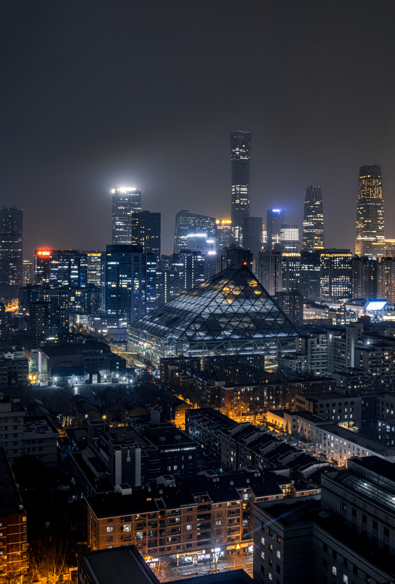北京cbd夜景