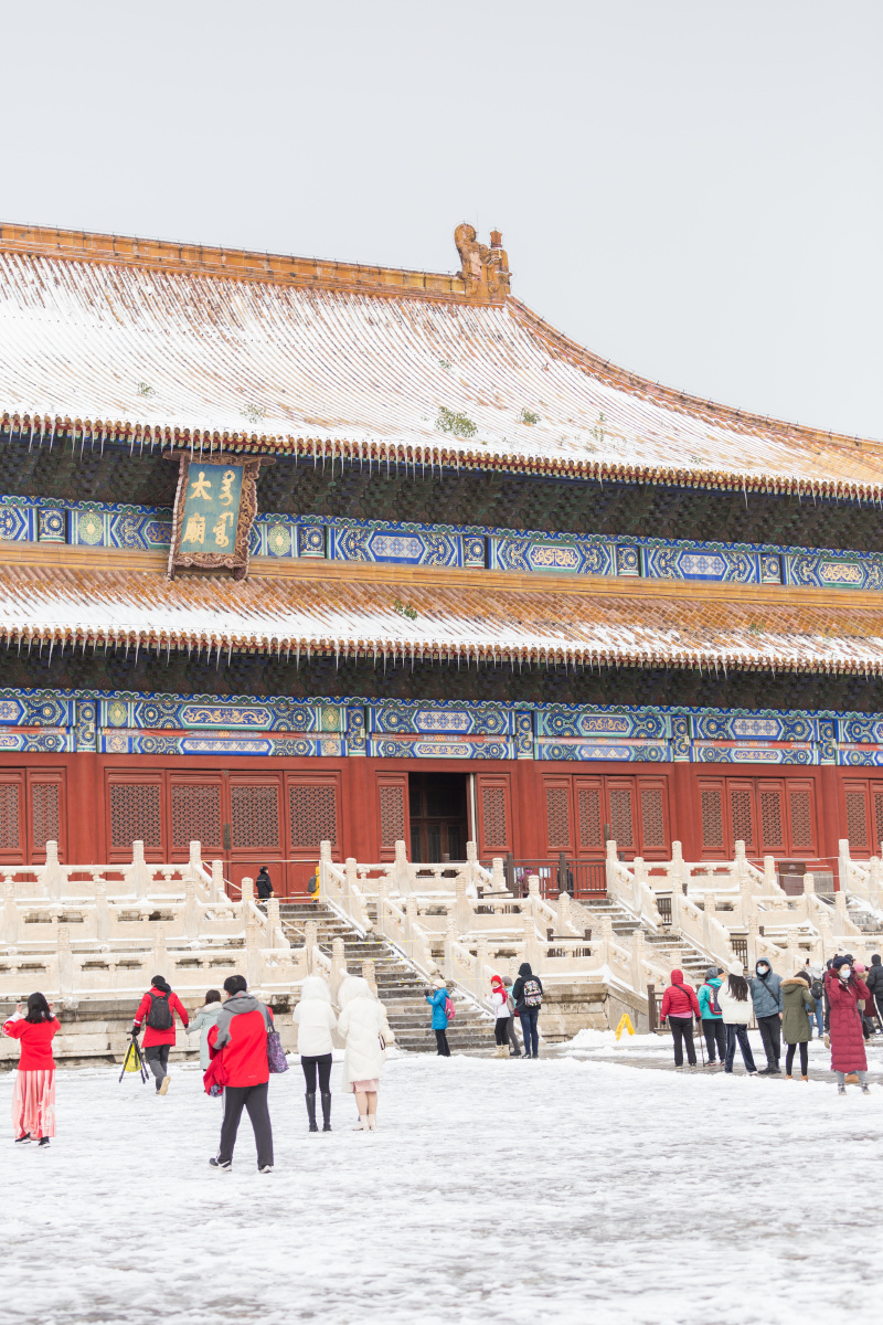 北京秘境之太庙初雪