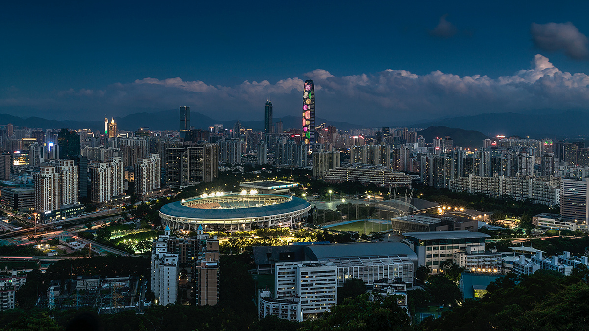 鹏城夜色