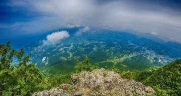 仙侣山全景图
