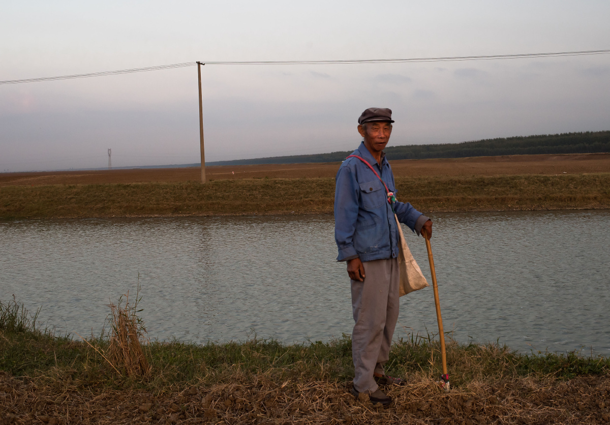 农家牧羊人肖像