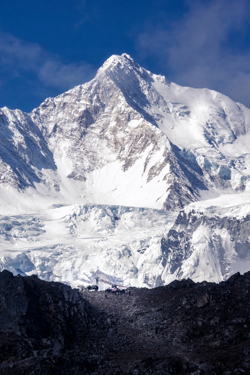 珠峰东坡马卡鲁峰洛子峰珠穆朗卓峰珠穆朗玛峰