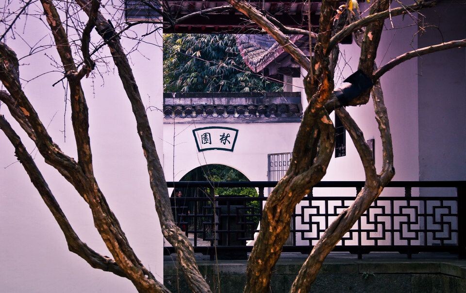 摄于岳麓书院<br />
