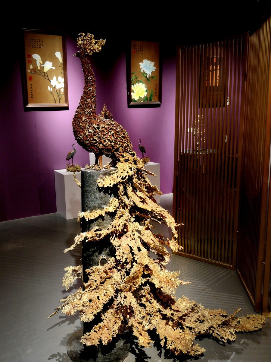 中国非物质文化遗产铜雕技艺传承人著名工艺美术大师朱炳仁作品熔铜