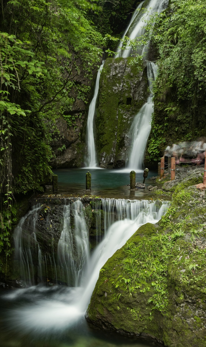 青城后山的瀑布 - 尼康, 青城山, 旅行, 随拍, 成都 - 青城后山的瀑布