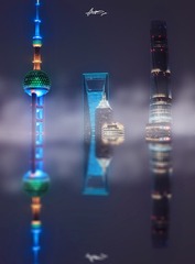 “平流雾”倒影