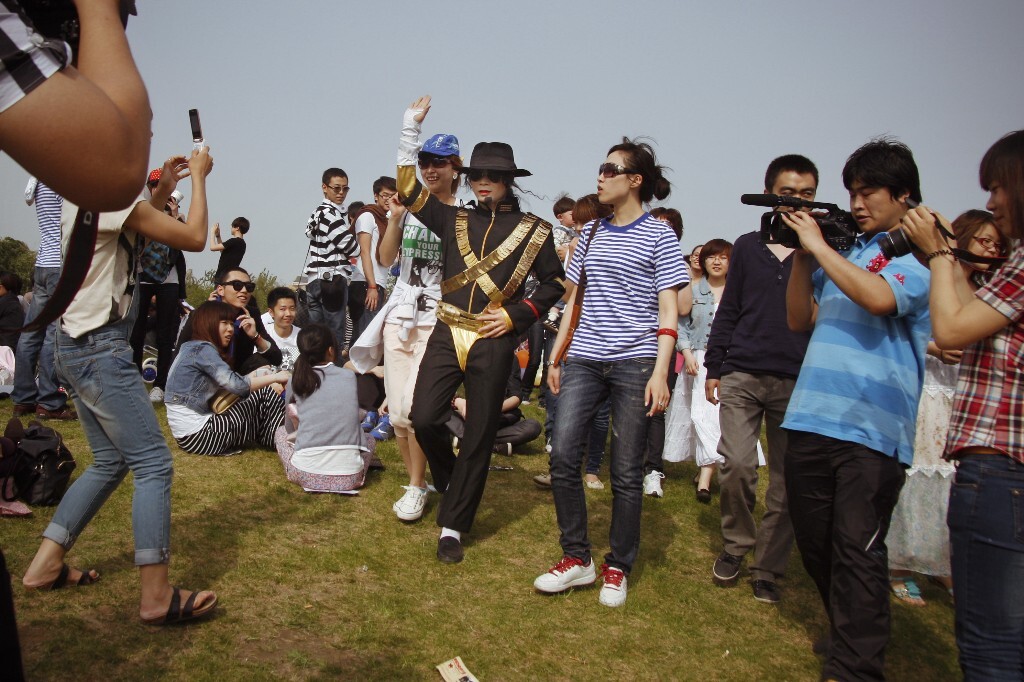  2011年 北京草莓音乐节 迈克杰克逊模仿者 摄影高鹏