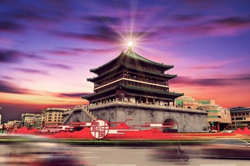 去西安旅游碰不到这样的天气就自己做了玩- -