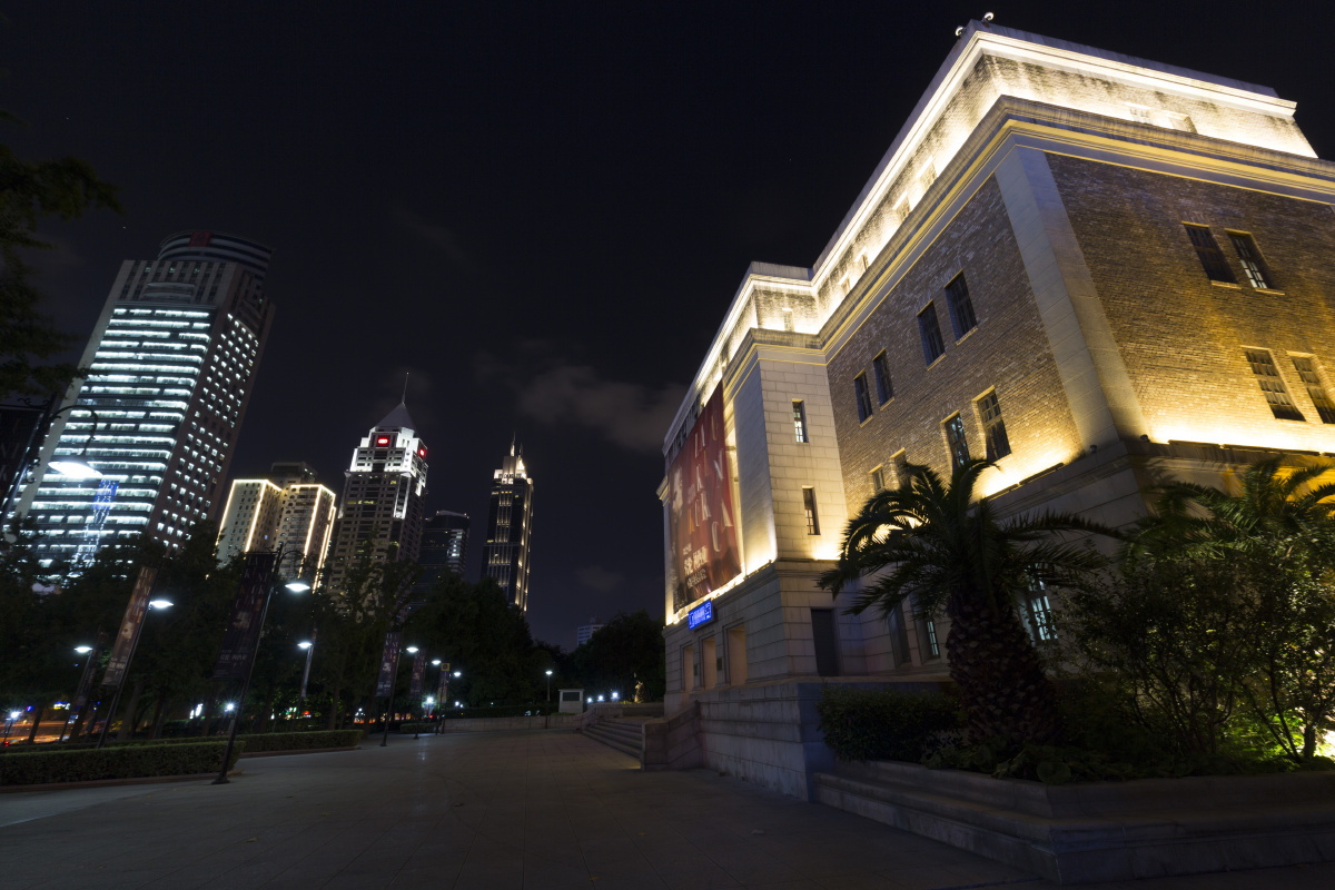 上海音乐厅夜景