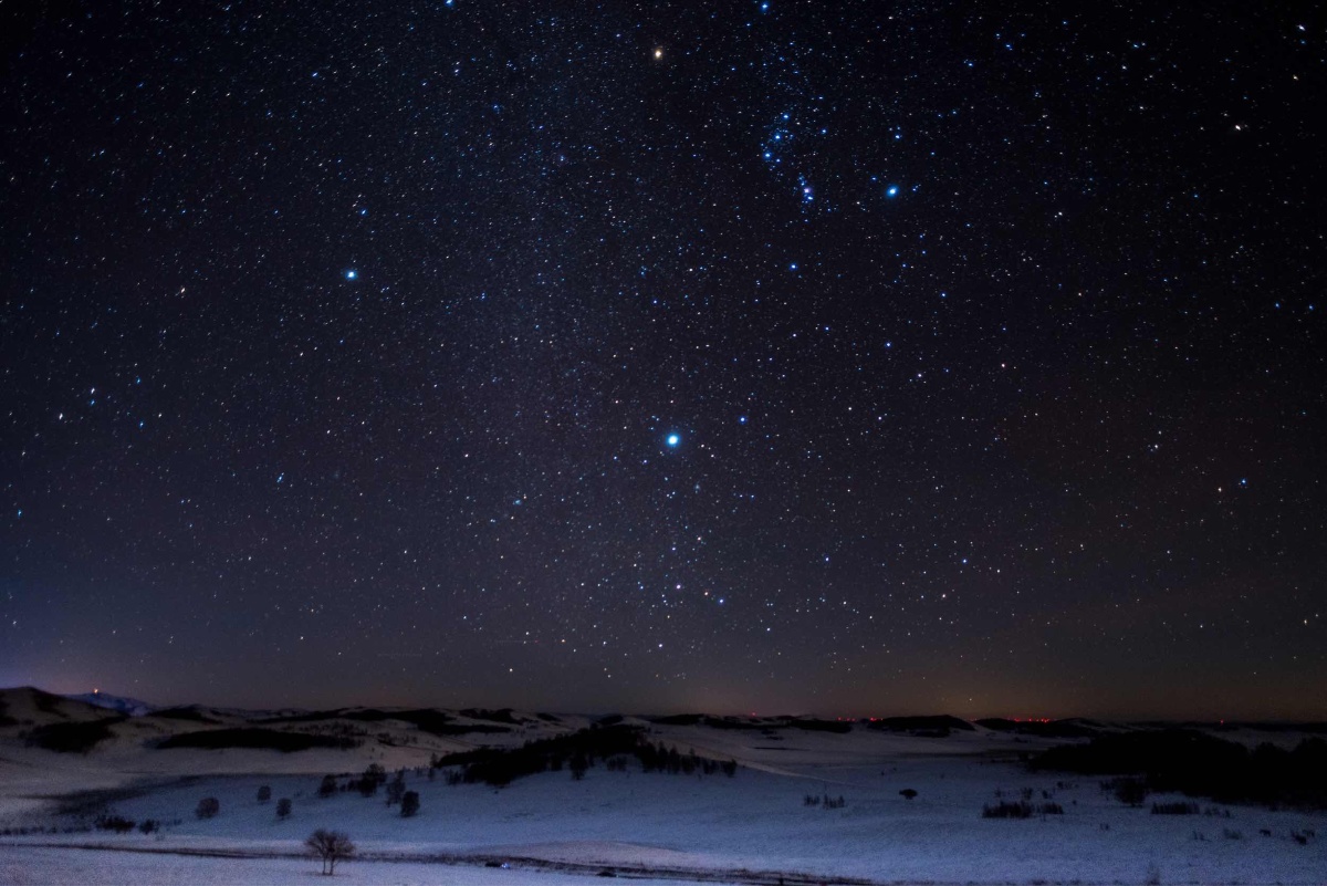 达里湖星空