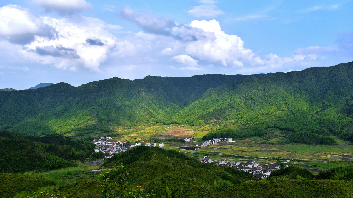 江西省铅山县自然风景摄影英将乡
