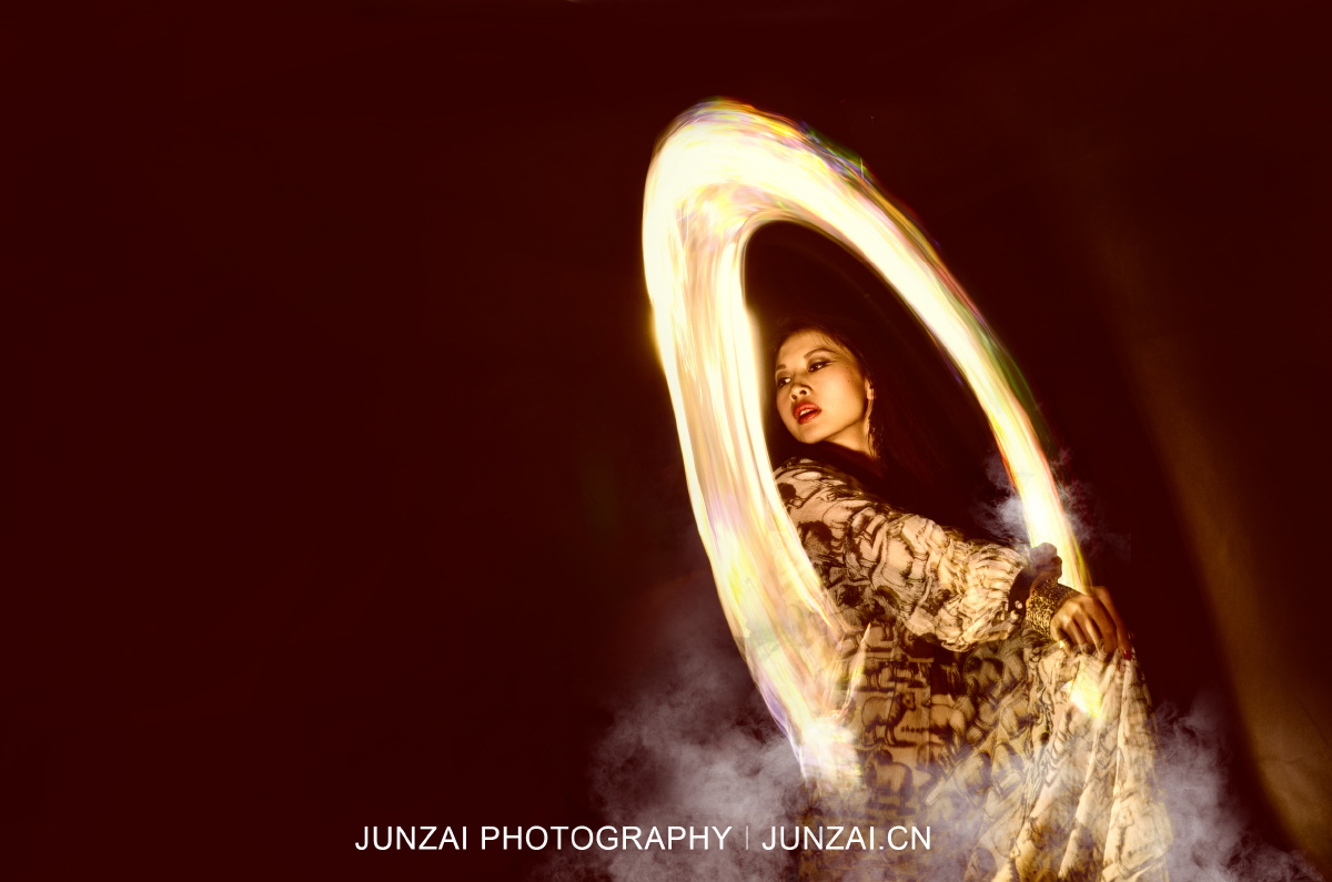 wethreelightpainting光绘人像棚拍