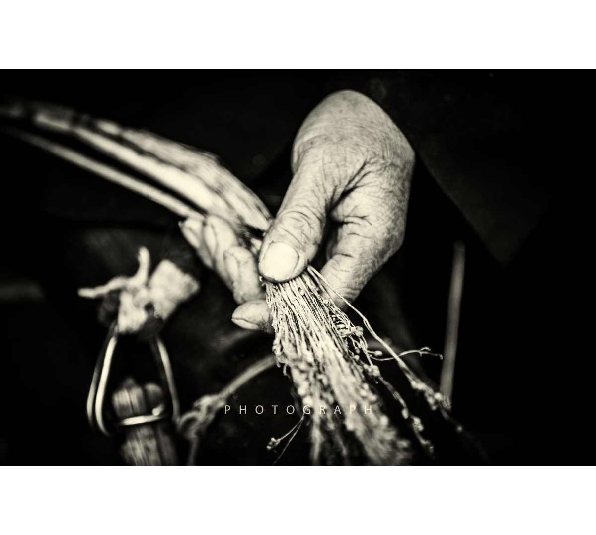 老人与笤帚 - 黑白, 人文, 纪实, 西安, 佳能 - 贰进
