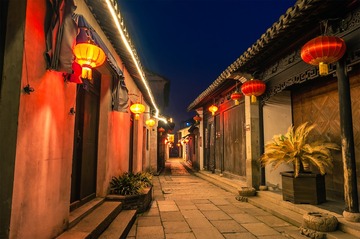 古镇夜景