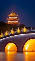 凤凰湖夜景
