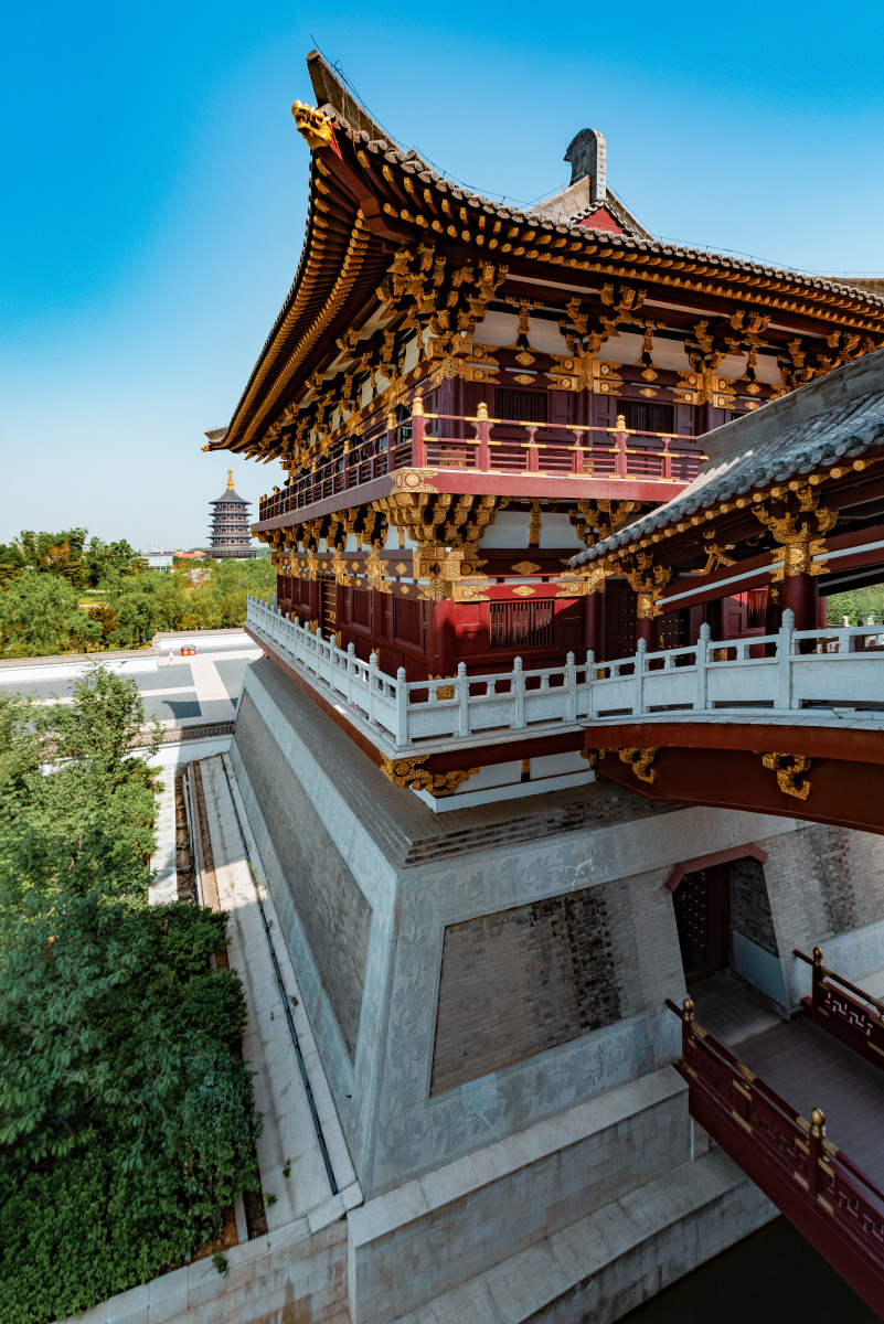 洛阳应天门九洲池唐代建筑遗址景观