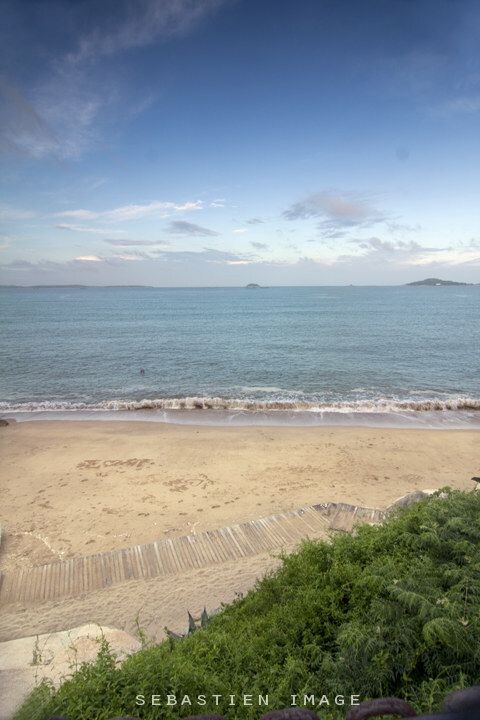 厦门的海<br />
