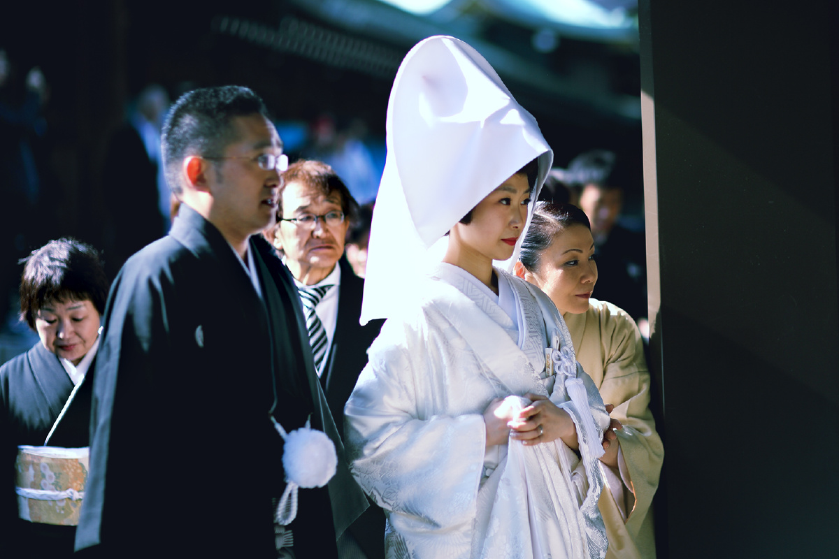 明治神宫里的婚礼