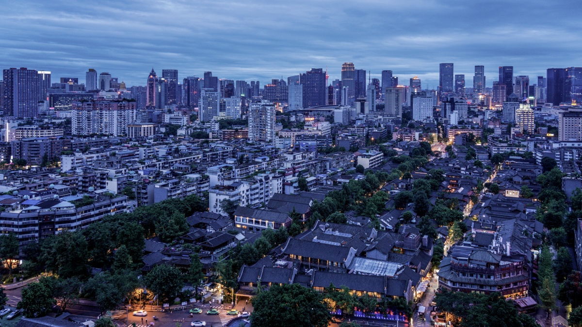 成都,新城与老城