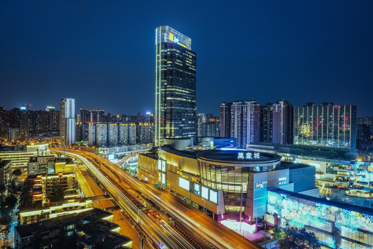 成都万象城夜色