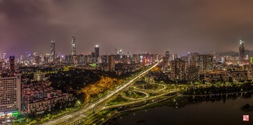 洪湖立交全景